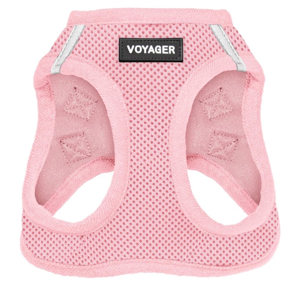 Voyager Pink Dog Harness & 44in Leash